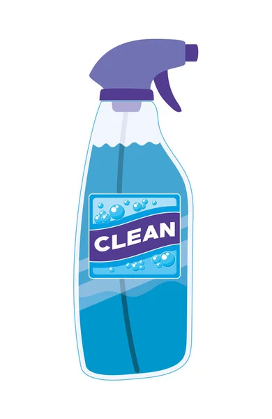 Clean spray bottle vector design — Stock Vector