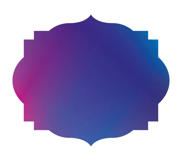 Design de vetores de banner de gradiente azul e roxo isolado —  Vetores de Stock