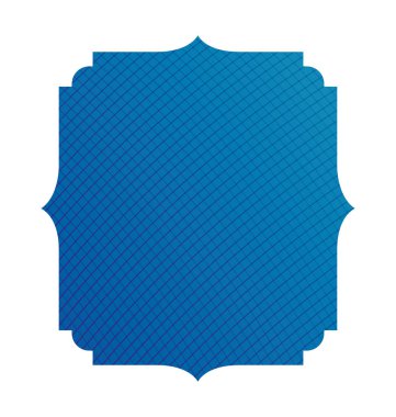 İzole edilmiş mavi gradyan çerçeve taşıyıcı pankart tasarımı