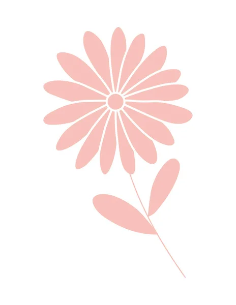 ピンクの花のアイコンベクトルのデザイン — ストックベクタ