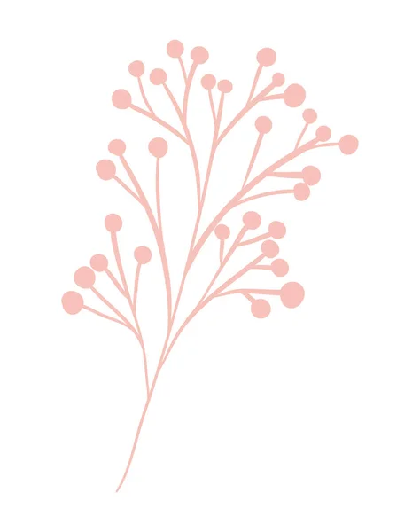 Isolé design vectoriel icône fleur rose — Image vectorielle