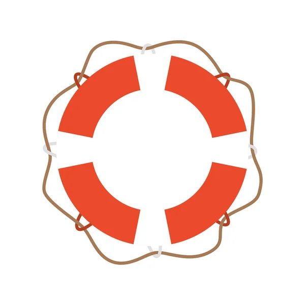 Isoliertes Rettungsring-Icon-Vektor-Design — Stockvektor