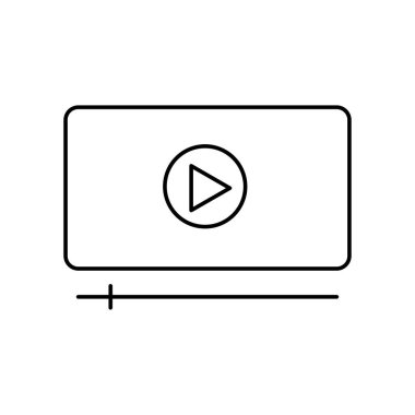 Ekran siluet biçim vektör tasarımında izole oyun