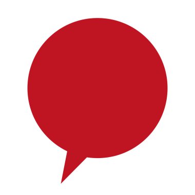 İzole iletişim kabarcığı vektör tasarımı