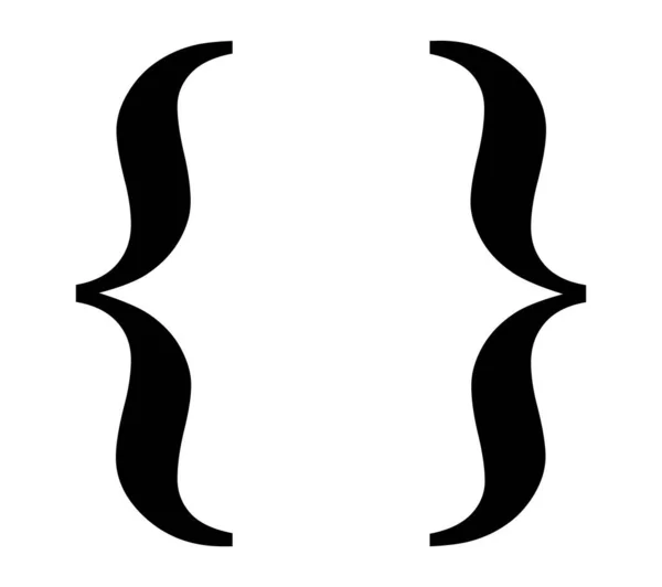 Isolé icônes de communication entre parenthèses conception vectorielle — Image vectorielle