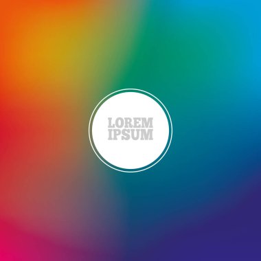 Çember vektör tasarımlı renkli gradyan arkaplan