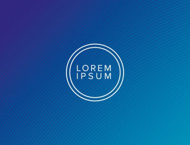 Çember vektör tasarımlı mavi eğimli arkaplan