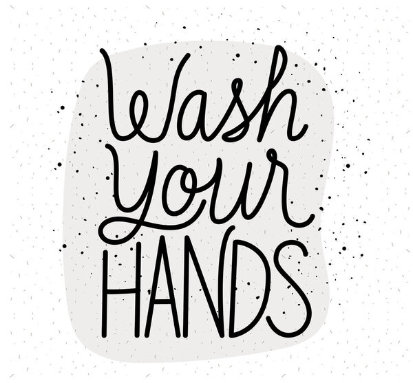 мыть руки написания векторной конструкции
