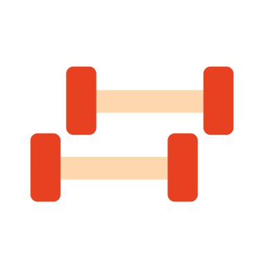 spor ağırlıkları düz biçim ikon vektör tasarımı