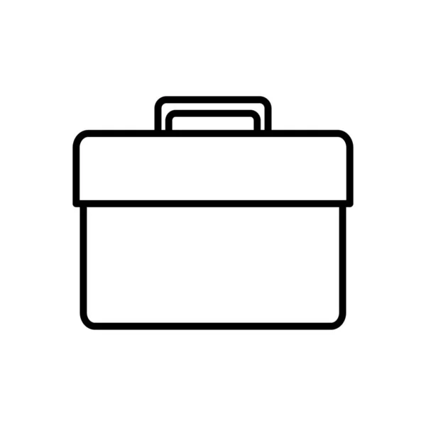 Herramientas caja línea estilo icono vector diseño — Archivo Imágenes Vectoriales