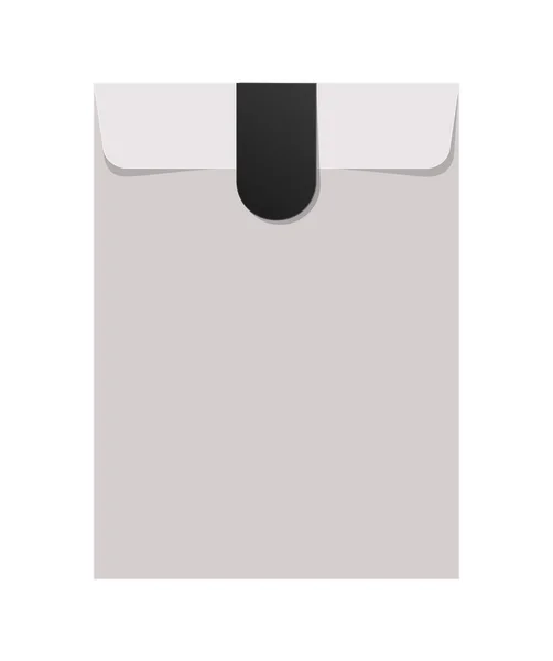 Ізольований макет конверта Векторний дизайн — стоковий вектор