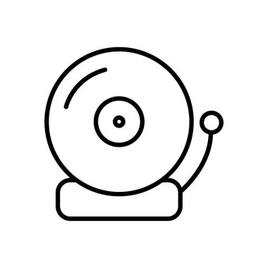 okul çan çizgisi biçim vektör tasarımı