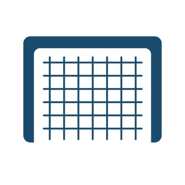 futbol hedefi düz biçim vektör tasarımı