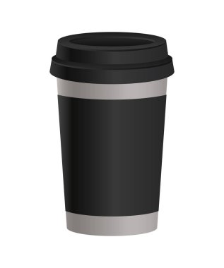 İzole kahve kupası tasarımı