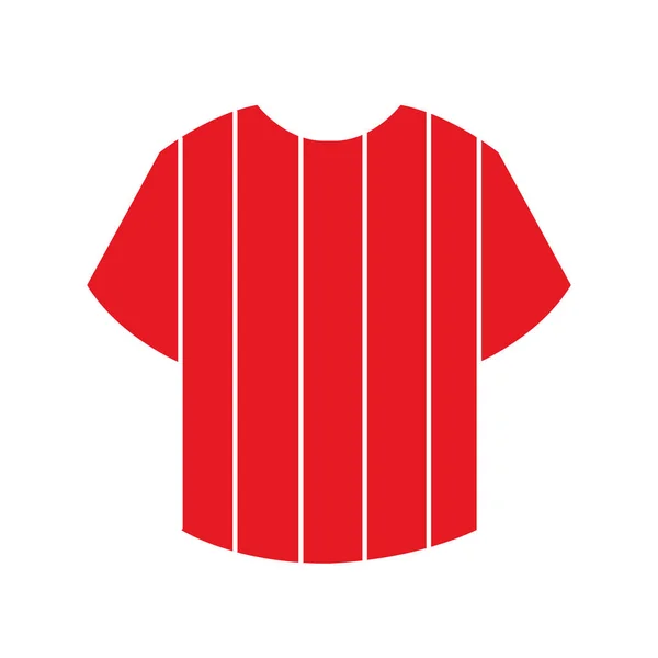 Camiseta de fútbol estilo plano icono de diseño vectorial — Archivo Imágenes Vectoriales