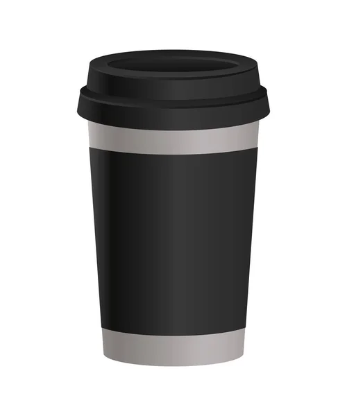 Izolowany wzór kubka kawy wektor projektu — Wektor stockowy