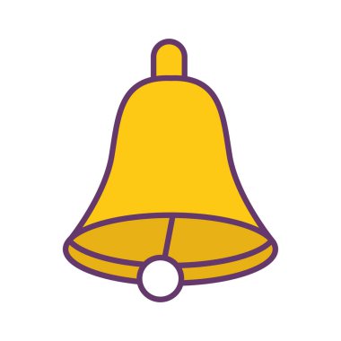 çan hattı ve biçim simgesi vektör tasarımını doldur