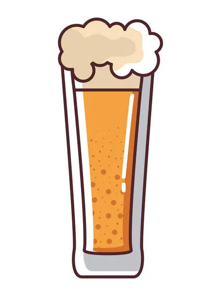 Beer glass icon vector design — Stock Vector