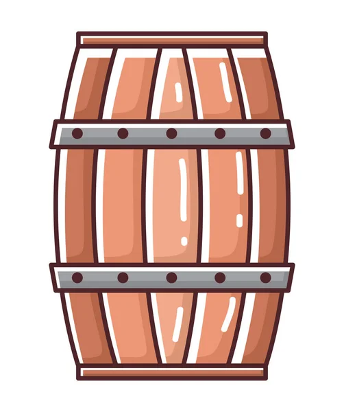 Vektor-Design für Bierfasssymbole — Stockvektor