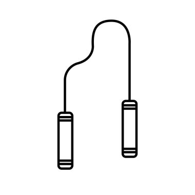 spor salonu kement çizgisi biçim vektör tasarımı