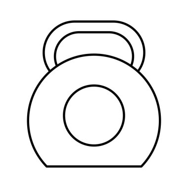 spor salonu ağırlık çizgisi biçim vektör tasarımı