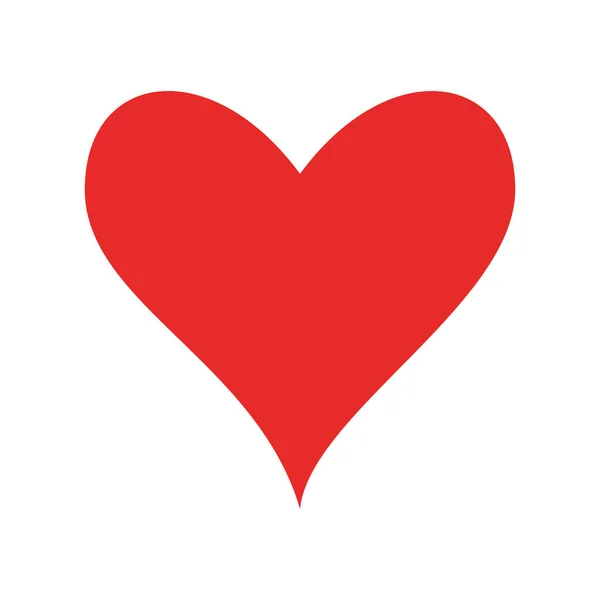 Heart flad stil ikon vektor design – Stock-vektor