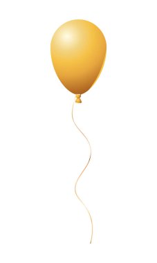 İzole edilmiş balon ikon vektör tasarımı