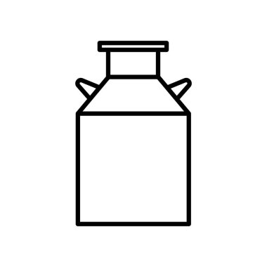 süt biçimi simge vektör tasarımı