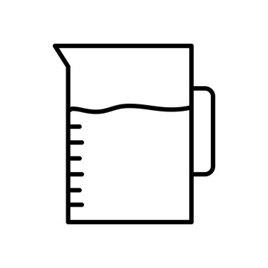 süt kavanozu çizgisi biçim vektör tasarımı