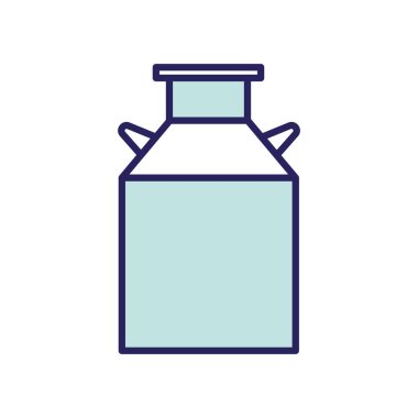 süt biçim ikon vektör tasarımını çizebilir ve doldurabilir