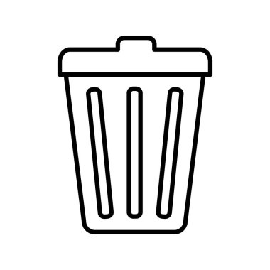 Çöp satırı biçim vektör tasarımı