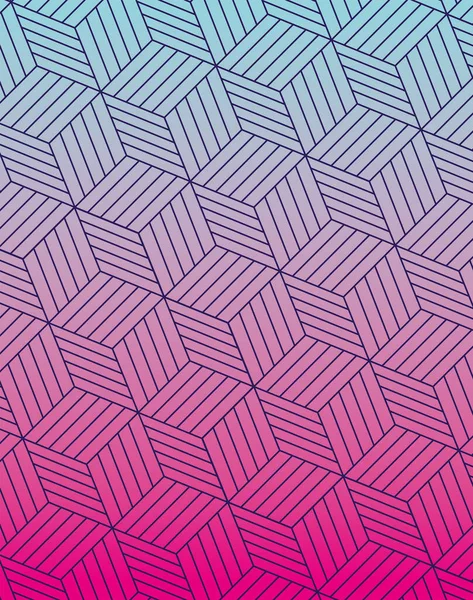 Blau rosa Farbverlauf und Muster Hintergrund Vektor-Design — Stockvektor