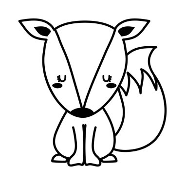 Tatlı domuz çizgi çizgi çizgi çizgi çizgi çizimi biçim vektör tasarımı