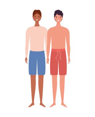 Mayolu erkek karikatürleri.