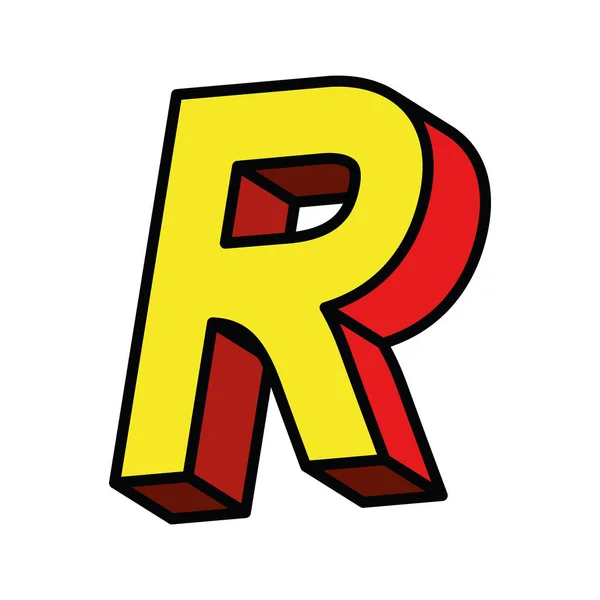 3d r字母矢量设计 — 图库矢量图片