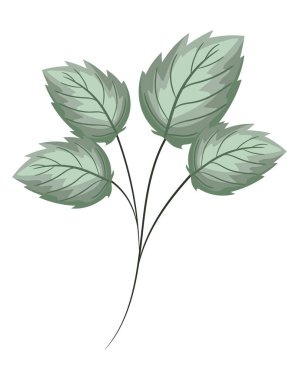 yeşil yapraklar boyama vektörü tasarımı