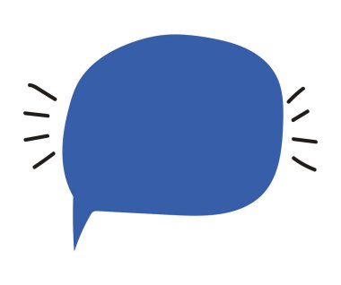 İletişim kabarcığı vektör tasarımı