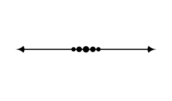 球体ベクトルデザインの矢印の黒い装飾 — ストックベクタ