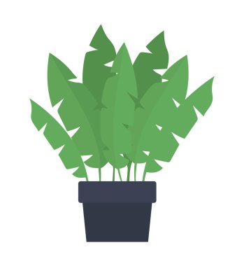 Ot vektör tasarımı içinde izole edilmiş bitki