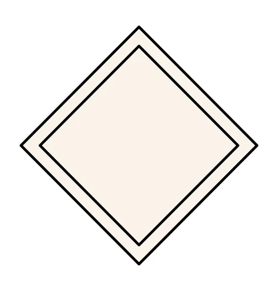 立方体矢量设计中的黑色饰物框架 — 图库矢量图片