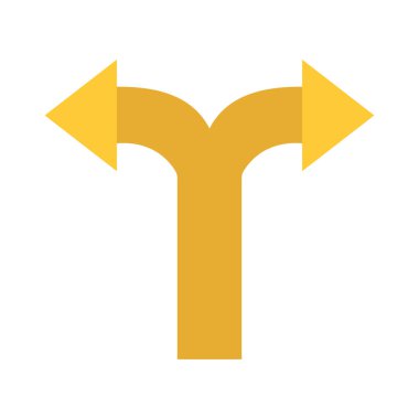 sol ve sağ ok düz biçim vektör tasarımı