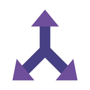 yukarı sol ve sağ ok düz biçim vektör tasarımı