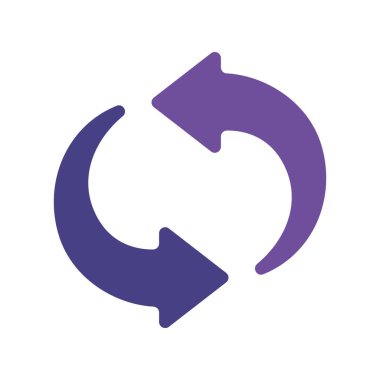 Oku düz simge vektör tasarımını tazele