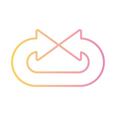 çember ok gradyan biçim vektör tasarımı