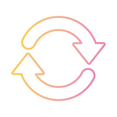 Okun gradyan biçim vektör tasarımını tazele