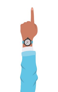 El vektörü tasarımlı bir numaralı işaret