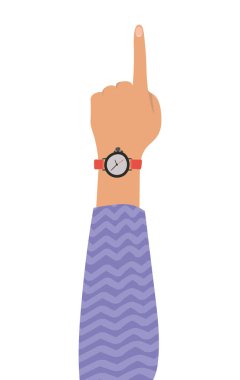 El vektörü tasarımlı bir numaralı işaret