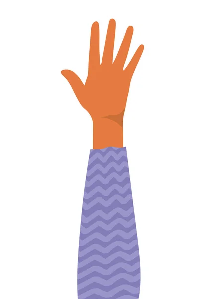 分離された手をベクトル設計 — ストックベクタ