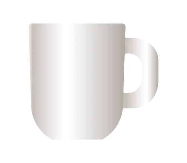 Изолированный макет кофе кружка векторный дизайн — стоковый вектор