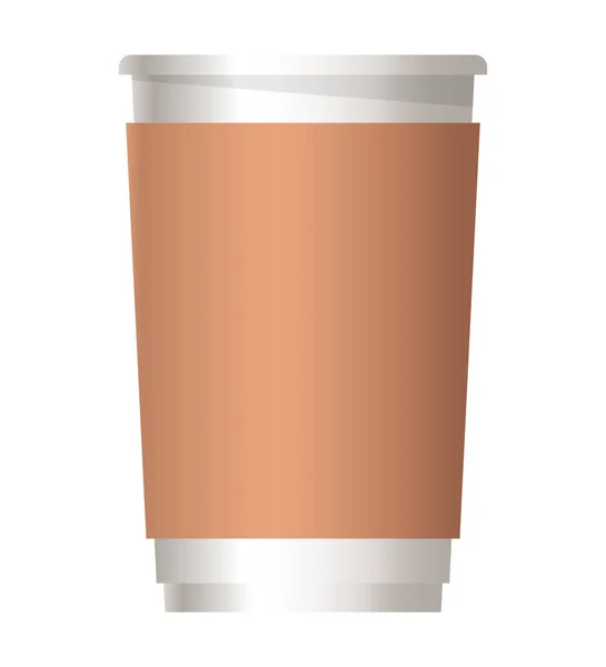 Isolerad mockup kaffemugg vektor design — Stock vektor